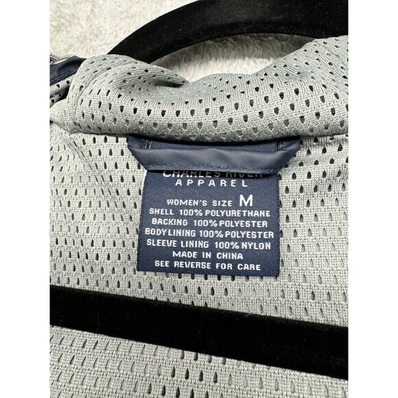 GIRLS WOMEN ST JOSEPHS ACADEMY NEW ORLEANS SCHOOL BLUE REFLECTIVE RAIN COAT MEDI - Picture 4 of 5